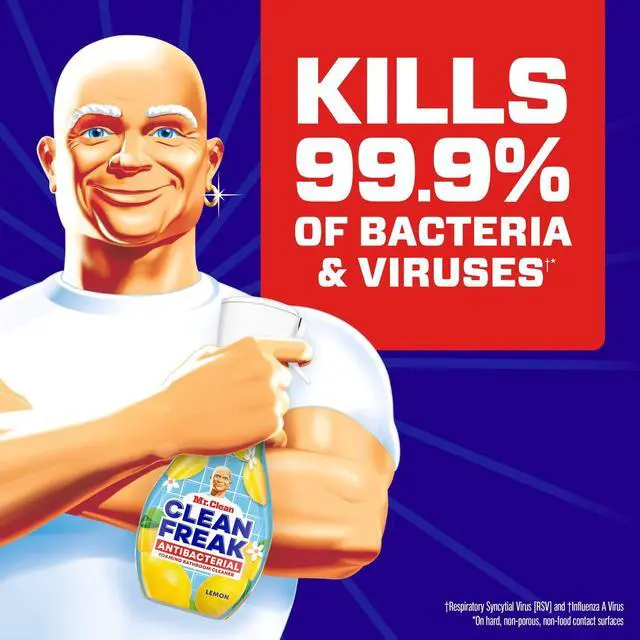 Alt view image 2 of 7 - Mr. Clean Clean Freak Lemon Scent Antibacterial Multi-Purpose Bath Cleaner, 16 Fl Oz