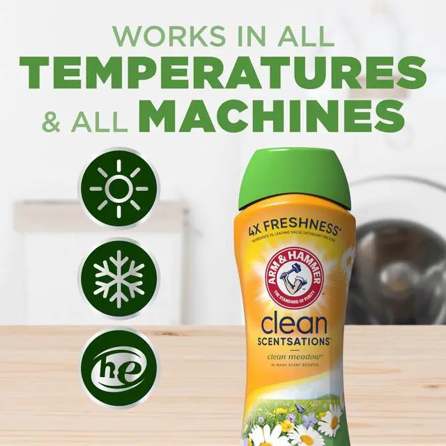 Alt view image 6 of 6 - ARM & HAMMER Clean Scentsations Scent Booster, Laundry Beads Alternative, Clean Meadow scent, 24 Oz