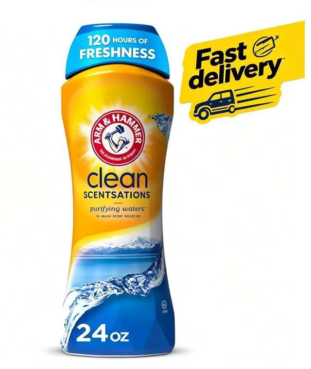 Main image of ARM & HAMMER Clean Scentsations In-Wash Scent Booster, Laundry Scent Booster Purifying Waters scent, 24 Oz