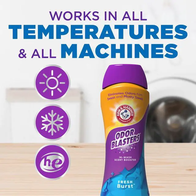 Alt view image 4 of 6 - ARM & HAMMER Odor Blasters Fresh Burst In-Wash Laundry Scent Booster, 24 oz Bottle