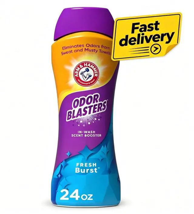 Main image of ARM & HAMMER Odor Blasters Fresh Burst In-Wash Laundry Scent Booster, 24 oz Bottle