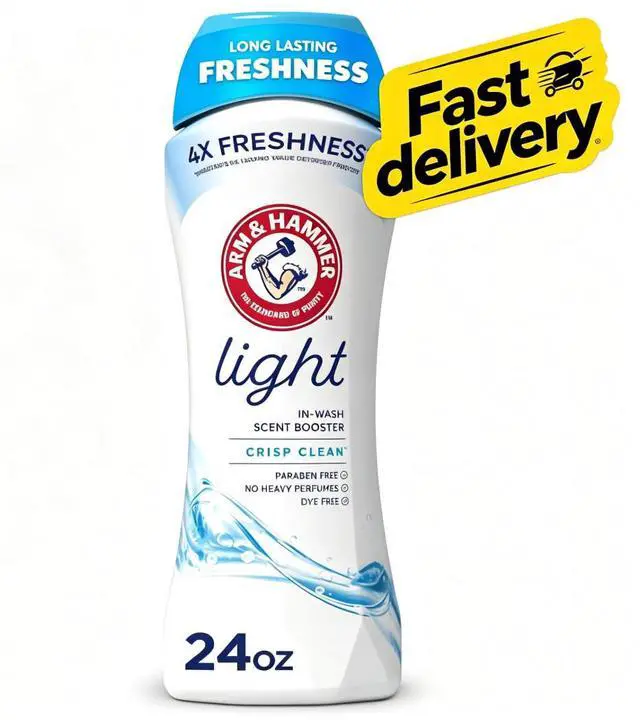 Main image of ARM & HAMMER Light In-Wash Scent Booster, Laundry Scent Booster Crisp Clean scent, 24 Oz