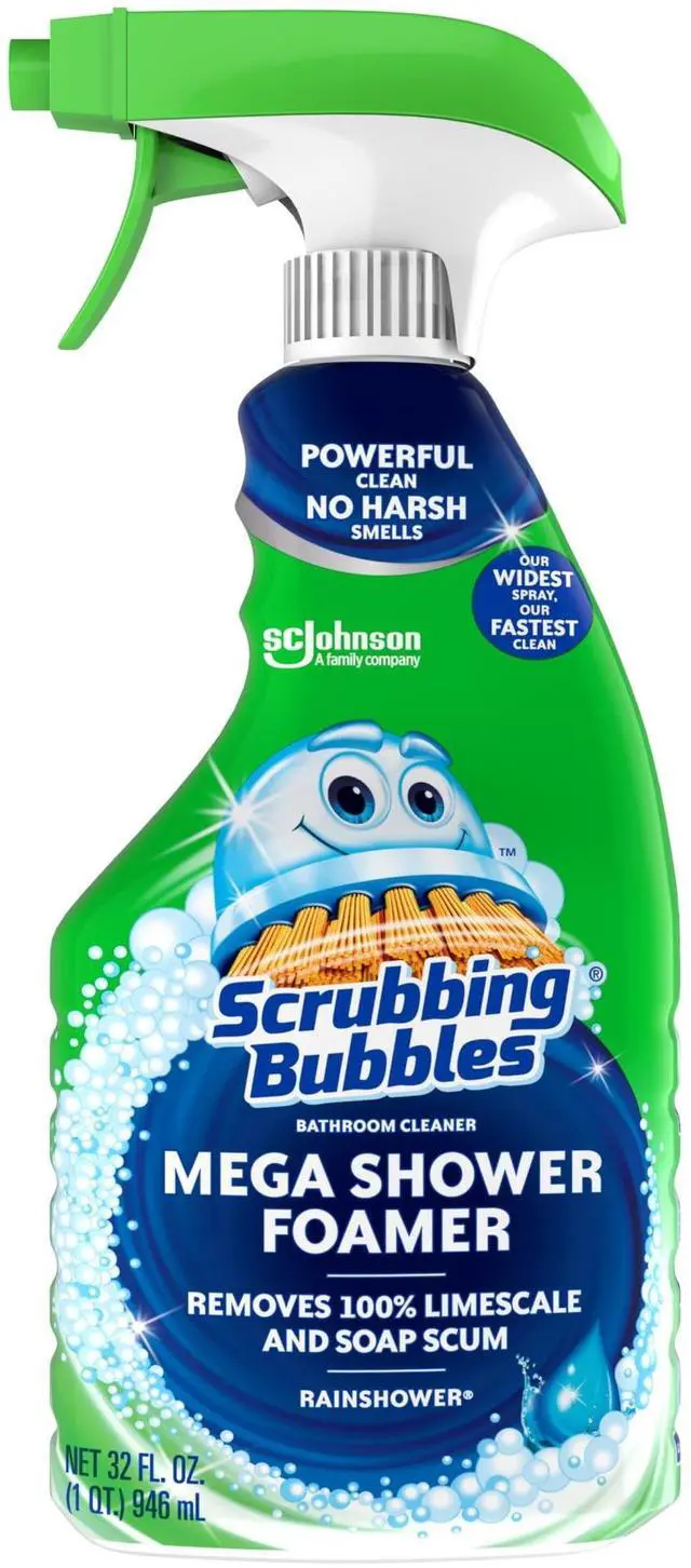 Alt view image 4 of 6 - Scrubbing Bubbles Bathroom Shower & Tub Cleaner Mega Shower Foamer Spray, Rainshower, 32 oz