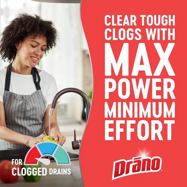 Alt view image 6 of 7 - Drano Max Gel Drain Clog Remover, 32 oz, 1 Count