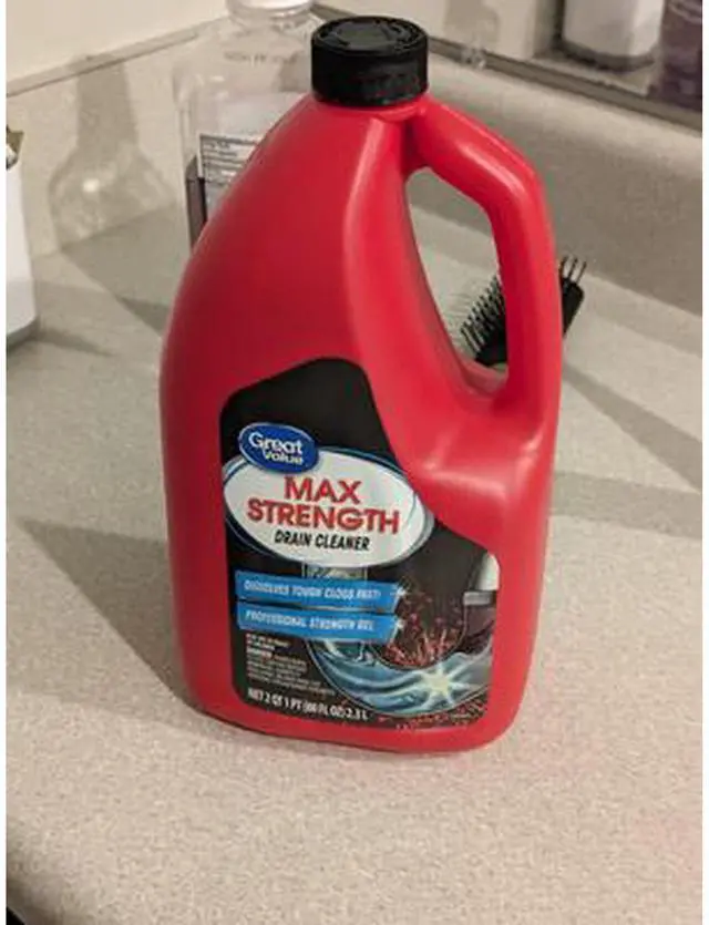 Alt view image 3 of 5 - Great Value Drain Clog Remover, Unscented, 80 fl oz