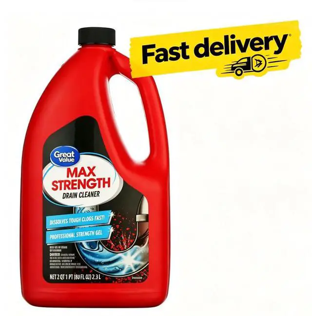 Main image of Great Value Drain Clog Remover, Unscented, 80 fl oz