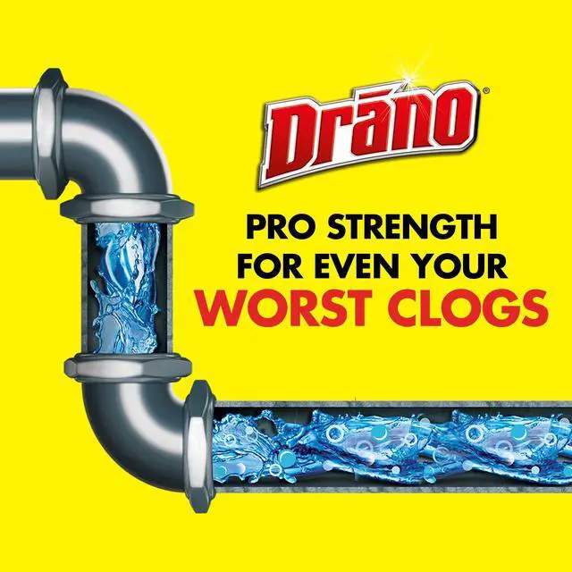 Alt view image 3 of 7 - Drano Max Gel Drain Clog Remover, Commercial Line, 42 fl oz