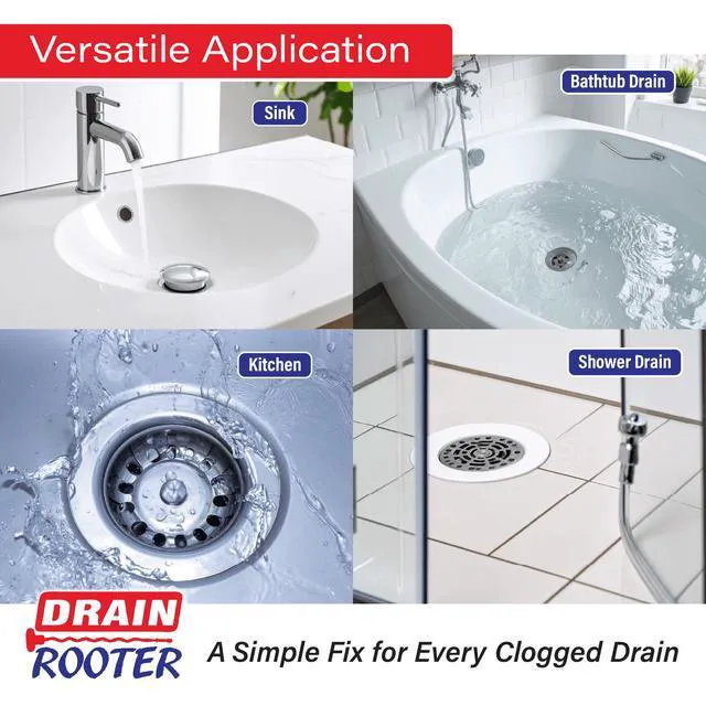 Alt view image 7 of 7 - Dr. Rooter 20" Drain Snake with 46 Trap Spikes, Non-Toxic & Reusable, 2 Pack