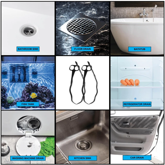 Alt view image 5 of 7 - Dr. Rooter 20" Drain Snake with 46 Trap Spikes, Non-Toxic & Reusable, 2 Pack
