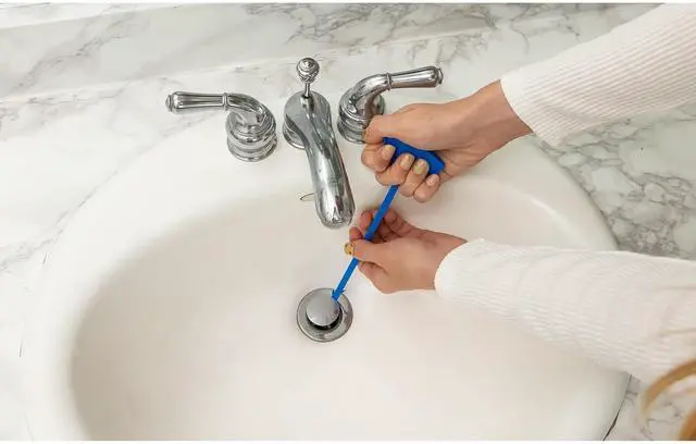 Alt view image 5 of 5 - Clorox Drain Cleaner Sticks for Hair and Drain Clogs, 20-Inch, Blue, Pack of 2