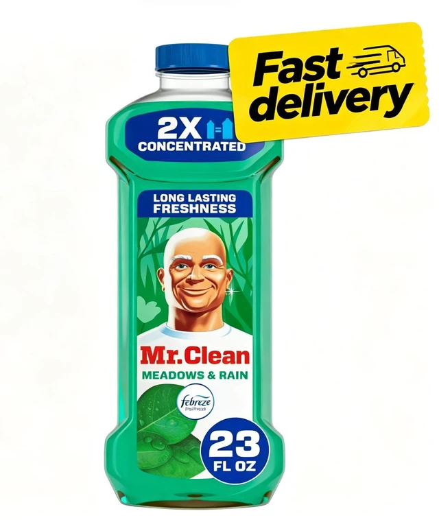 Main image of Mr. Clean 2X Concentrated Multi Surface Cleaner with Febreze Meadows & Rain Scent, 23 fl oz