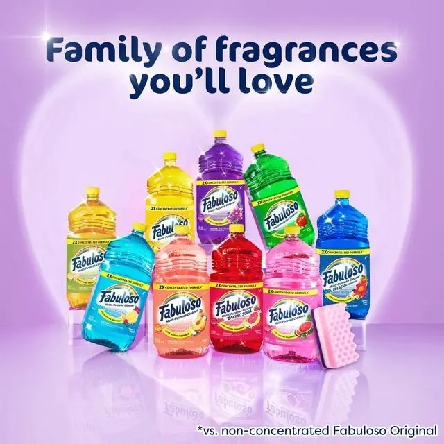 Alt view image 5 of 7 - Fabuloso 2X Multi-Purpose Cleaner, No Rinse Floor Cleaner, Tropical Spring Scent, 56 fl oz