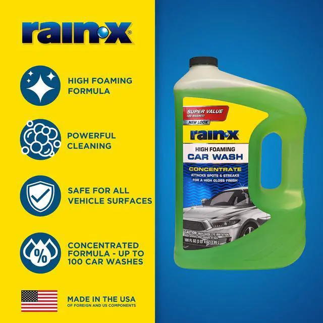 Alt view image 5 of 7 - Rain-x Foaming Car Wash Concentrate 100oz - 62091