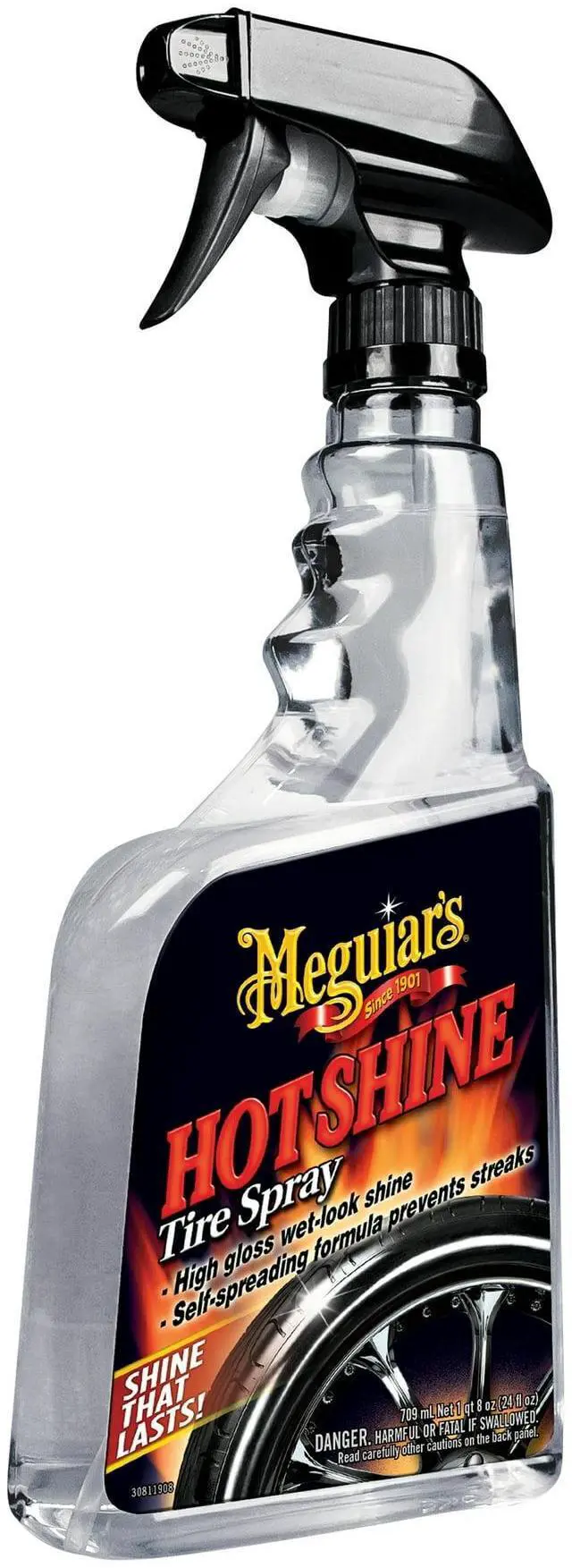 Main image of Meguiar's Hot Shine Tire Spray, G12024, 24 oz