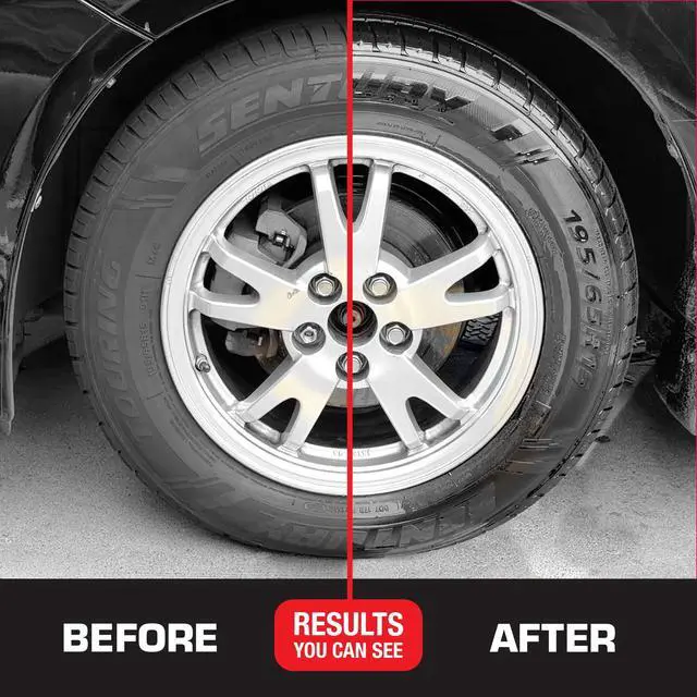 Alt view image 6 of 6 - Black Magic Tire Wet Spray 14.5 oz. Tire Shine - BC23220W