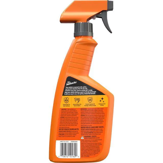 Alt view image 6 of 6 - Armor All Protectant Car Cleaning Spray, 16 fl oz