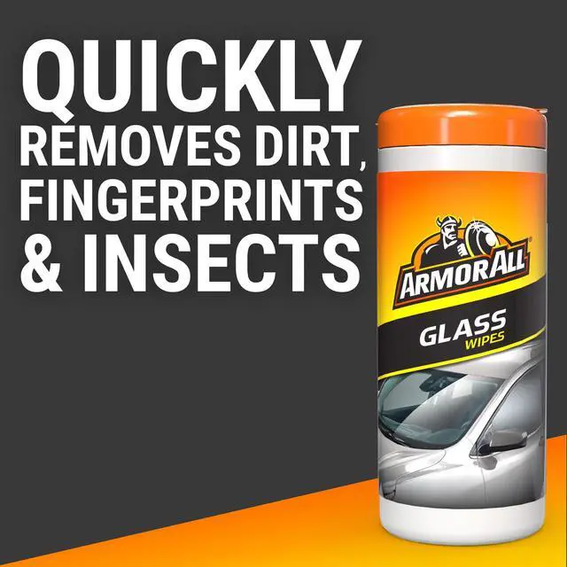 Alt view image 2 of 7 - Armor All Automotive Ammonia Free Glass Cleaner Wipes, 30 Count