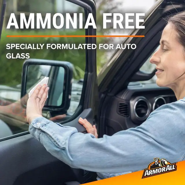 Alt view image 4 of 7 - Armor All Automotive Ammonia Free Glass Cleaner Wipes, 30 Count