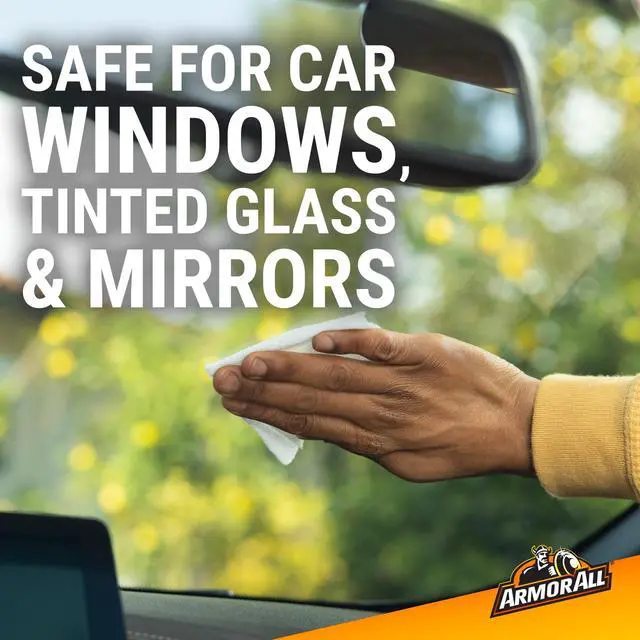Alt view image 6 of 7 - Armor All Automotive Ammonia Free Glass Cleaner Wipes, 30 Count