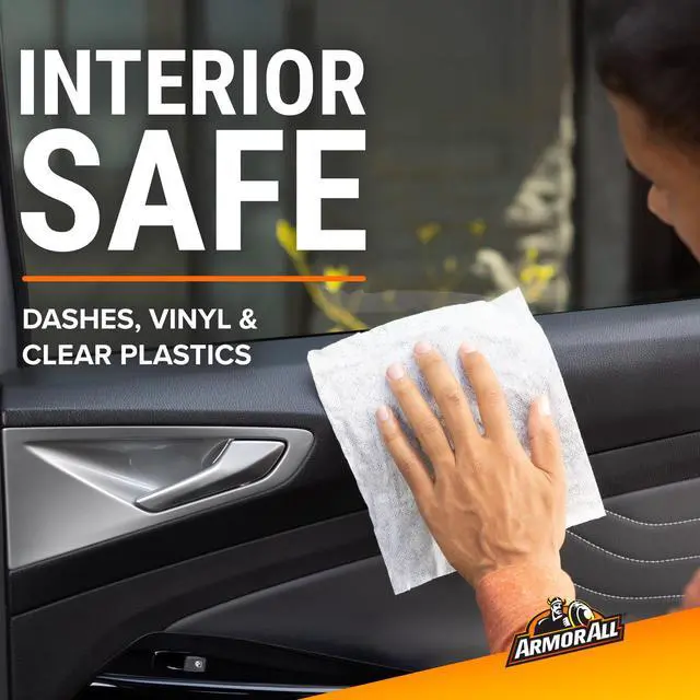 Alt view image 7 of 7 - Armor All Interior Car Cleaning Wipes in Orange Scent, 25 Count