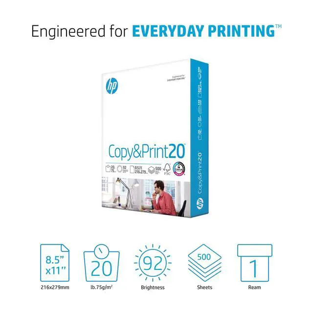 Alt view image 4 of 7 - Copy & Print20, 20lb, 8.5 x 11, 1 Ream (500 Sheets)
