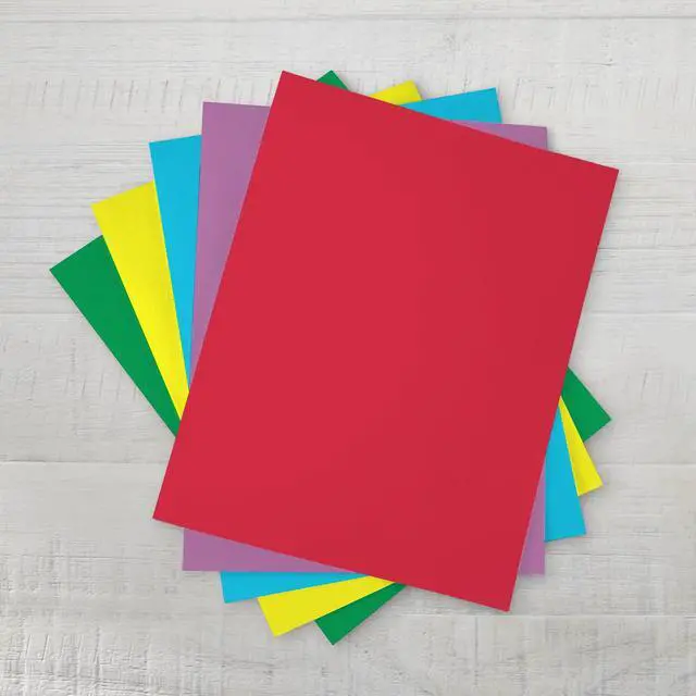 Alt view image 4 of 5 - Pen+Gear Assorted Primary Copy Paper, 8.5" x 11", 24 lb, 100 Sheets
