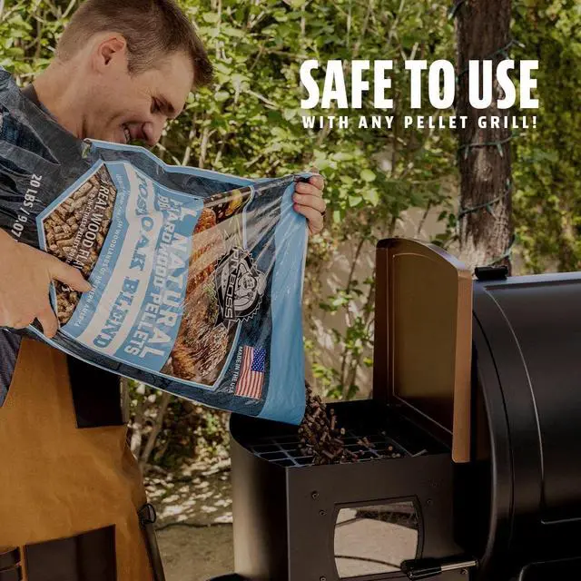 Alt view image 5 of 5 - Pit Boss100% All Natural Hardwood Post Oak Blend BBQ Grilling Pellets, 20 Pound Bag