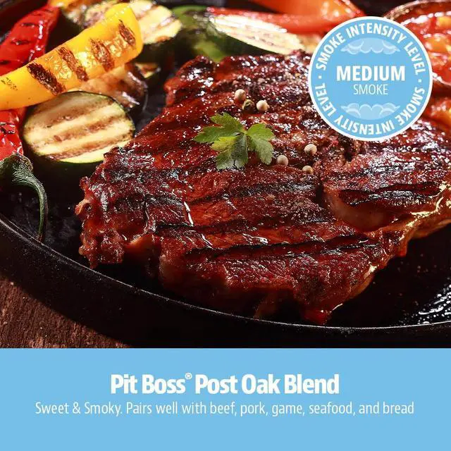 Alt view image 2 of 5 - Pit Boss100% All Natural Hardwood Post Oak Blend BBQ Grilling Pellets, 20 Pound Bag