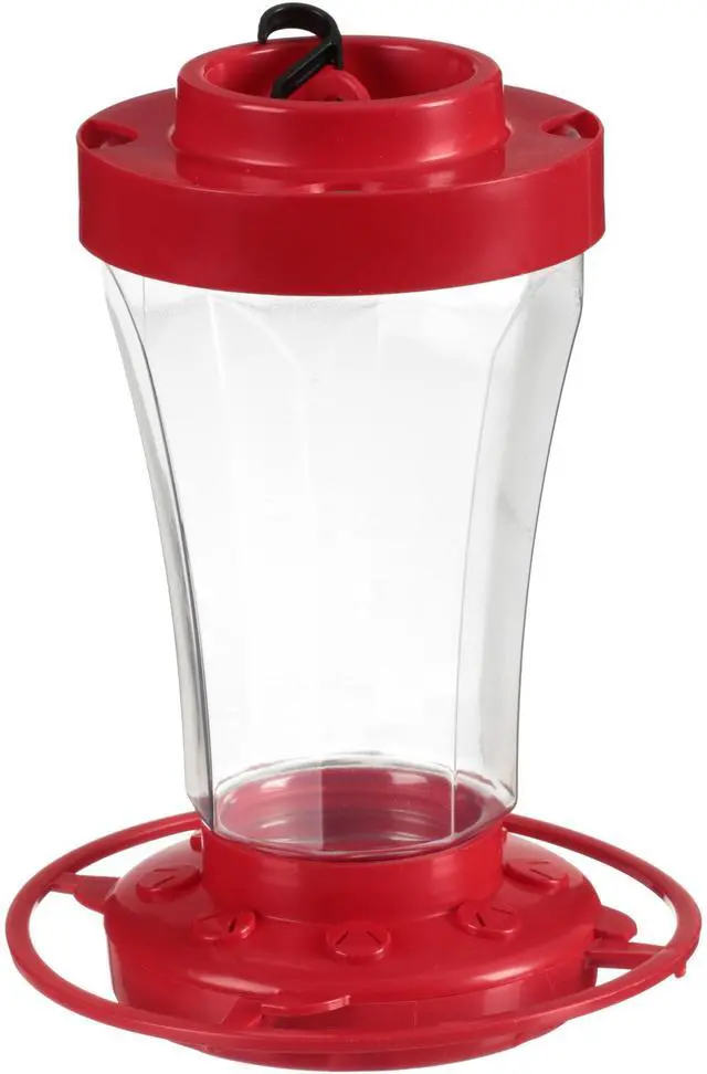 Alt view image 5 of 5 - First Nature Hummingbird Feeder 32 oz Red