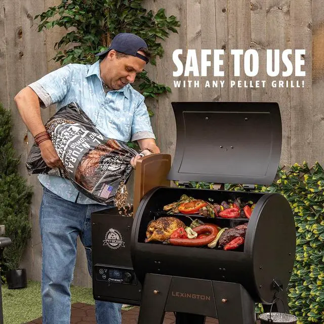 Alt view image 4 of 7 - Pit Boss 100% All-Natural Hardwood Hickory Blend BBQ Grilling Pellets, 20 Pound Bag