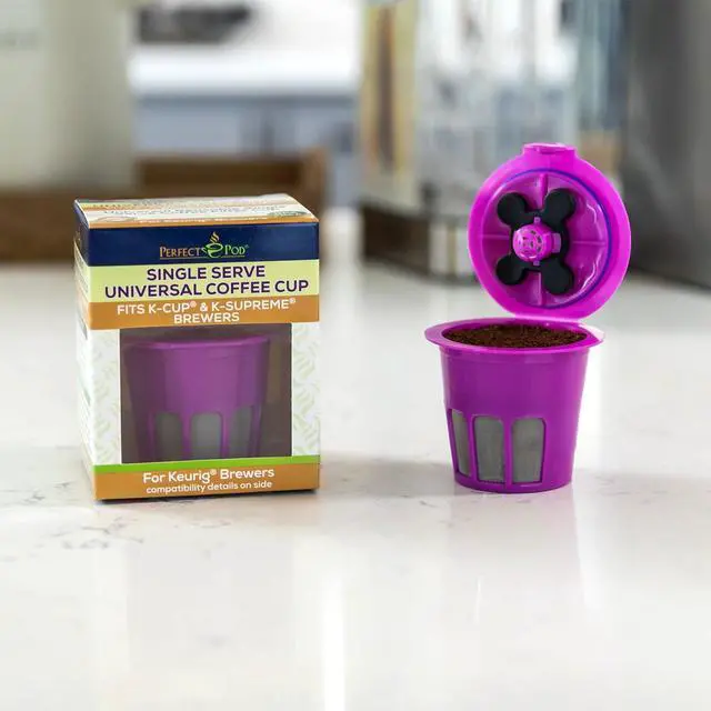 Alt view image 3 of 5 - Perfect Pod Single Serve Universal Reusable Coffee Filter Cup, Multistream Technology