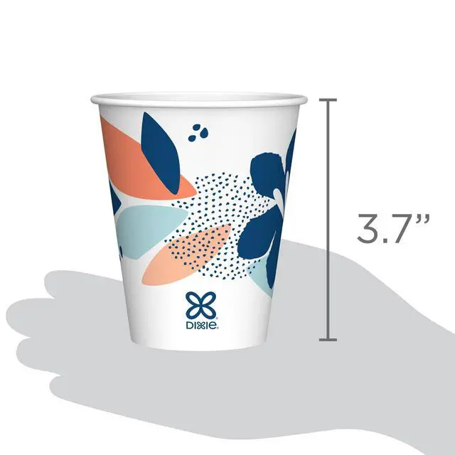 Alt view image 5 of 7 - Dixie Disposable Paper Cups, 9 oz, Multi-Color, 50 count