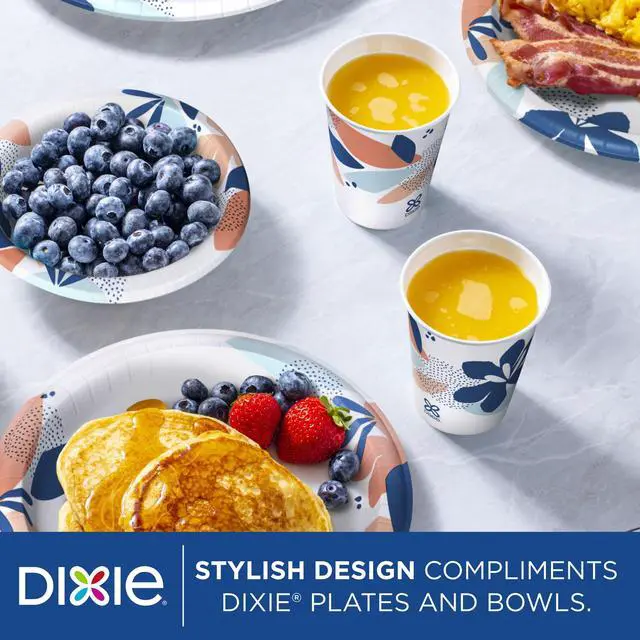 Alt view image 3 of 7 - Dixie Disposable Paper Cups, 9 oz, Multi-Color, 50 count
