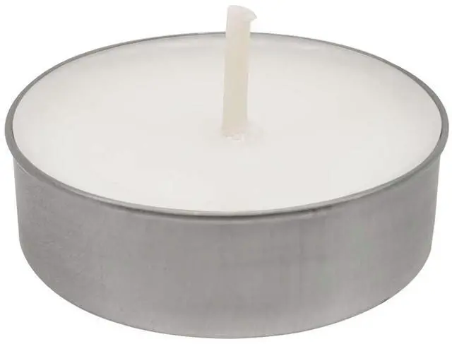 Alt view image 2 of 4 - Mainstays White Unscented Indoor/Outdoor Tealight Candles, 100 Count