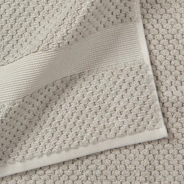 Alt view image 2 of 5 - Better Homes & Gardens Signature Soft Cotton Popcorn Textured Hand Towel, Soft Silver