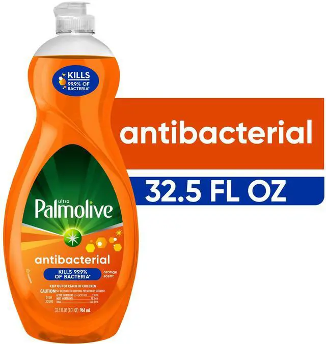 Main image of Palmolive Ultra Concentrated Antibacterial Liquid Dish Soap, Orange Scent, 32.5 Fluid Ounce Bottle