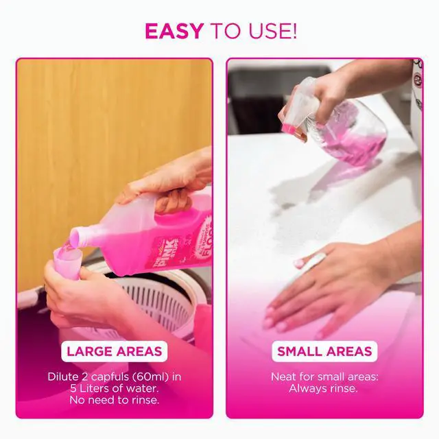 Alt view image 7 of 7 - The Pink Stuff, Miracle All-Purpose Liquid Floor Cleaner, 31 fl. oz.