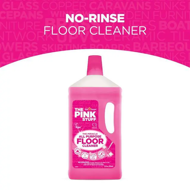 Alt view image 6 of 7 - The Pink Stuff, Miracle All-Purpose Liquid Floor Cleaner, 31 fl. oz.