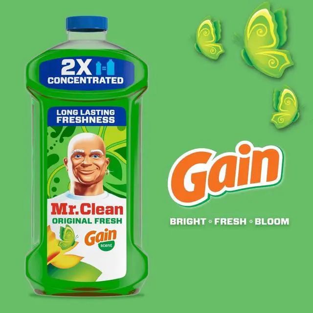 Alt view image 6 of 6 - Mr. Clean All Purpose Cleaner, Cleaning Liquid, Gain, 41 fl oz