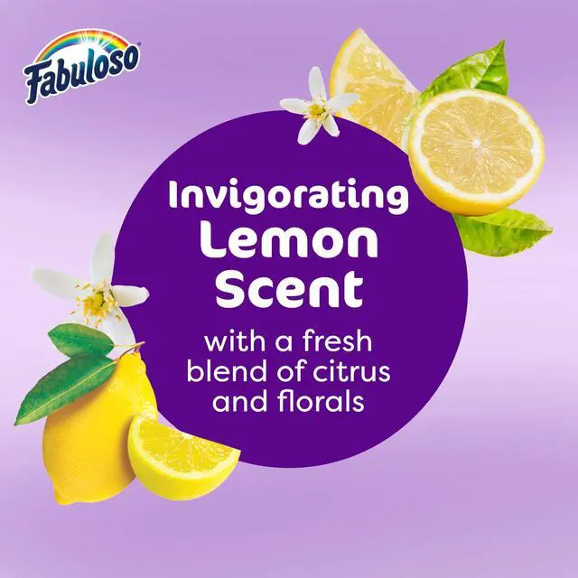 Alt view image 6 of 6 - Fabuloso 2X All Purpose Cleaner, No Rinse Floor Cleaner, Refreshing Lemon Scent, 56 fl oz