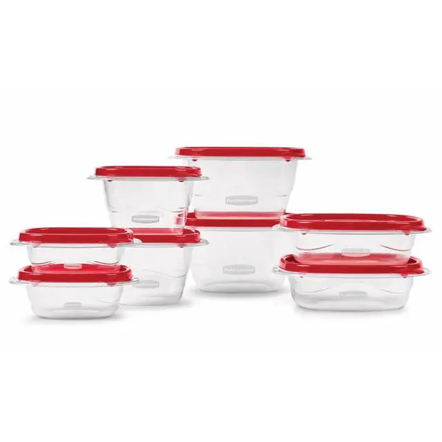 Alt view image 2 of 7 - Rubbermaid TakeAlongs Food Storage Containers, 16 Piece Set