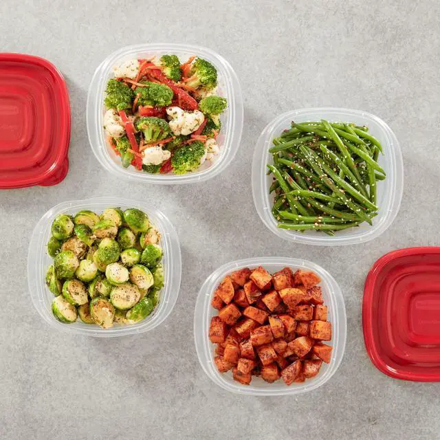 Alt view image 6 of 7 - Rubbermaid TakeAlongs Food Storage Containers, 16 Piece Set