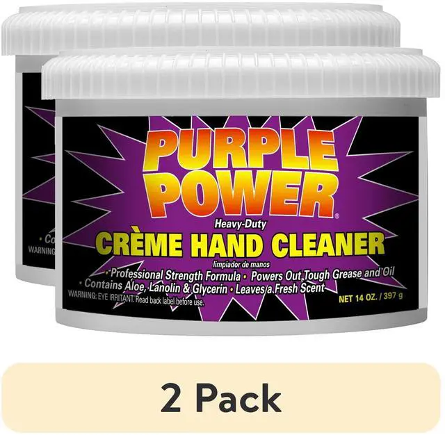 Main image of (2 pack) Purple Power Heavy Duty Creme Hand Cleaner, 14 oz
