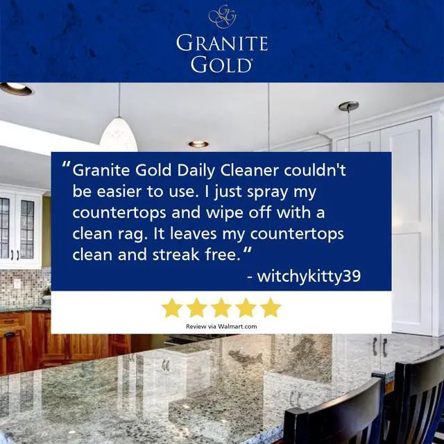Alt view image 5 of 7 - Granite Gold Daily Cleaner for Granite, Marble, Quartz and More, Spray Bottle, 24 fl oz
