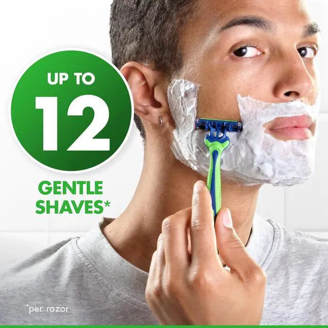 Alt view image 4 of 6 - Gillette Sensor 3 Sensitive Men 3 Blade Disposable Razor,4 count