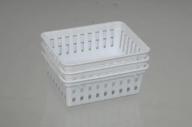 Alt view image 5 of 7 - (6 pack) Mainstays 3-Pack Square Mini Plastic Storage Tray Organizers, Stackable Drawer Organizer Bins for Kitchen, Desk, Bathroom and Vanity Organization, White