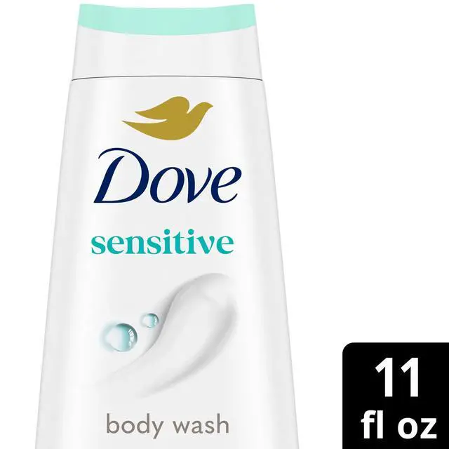 Alt view image 5 of 6 - Dove Body Wash For 24hr Lotion-Soft Skin Sensitive Skin Moisturizing Skin Cleanser Gentle Hypoallergenic Formula With No Sulfates No Parabens, 11 Fl oz