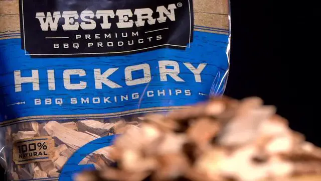 Alt view image 3 of 7 - Western Premium BBQ Products Hickory BBQ Smoking Chips, 180 Cu in
