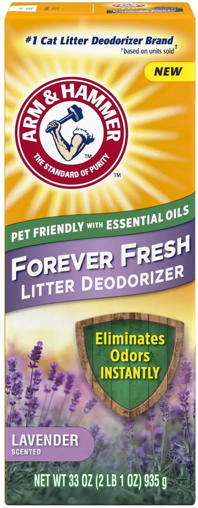 Main image of ARM & HAMMER Forever Fresh Cat Litter Deodorizer, Pet-Friendly Lavender Scent, 33 oz