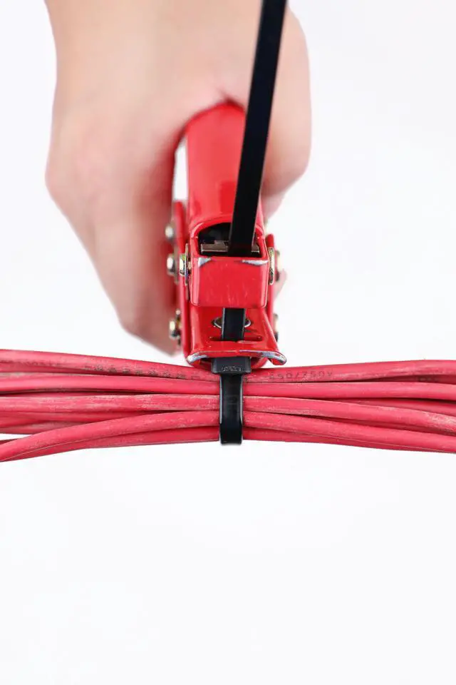Alt view image 6 of 7 - Hyper Tough 8 inch 75lb Cable Ties UV Resistant Black 100 Count